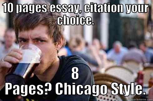 How to footnote an essay in chicago style