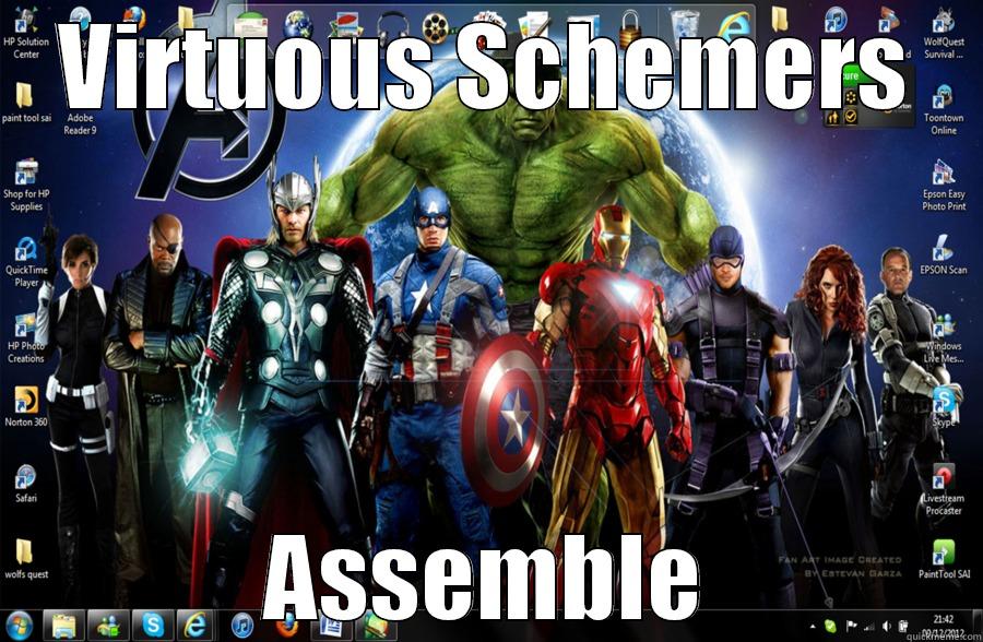 #WeAreOpen to Superheroes - VIRTUOUS SCHEMERS ASSEMBLE Misc