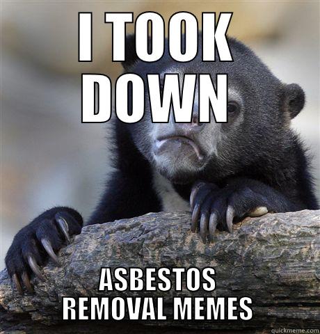 asbestos bear - quickmeme