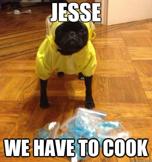 Jesse we need to cook!